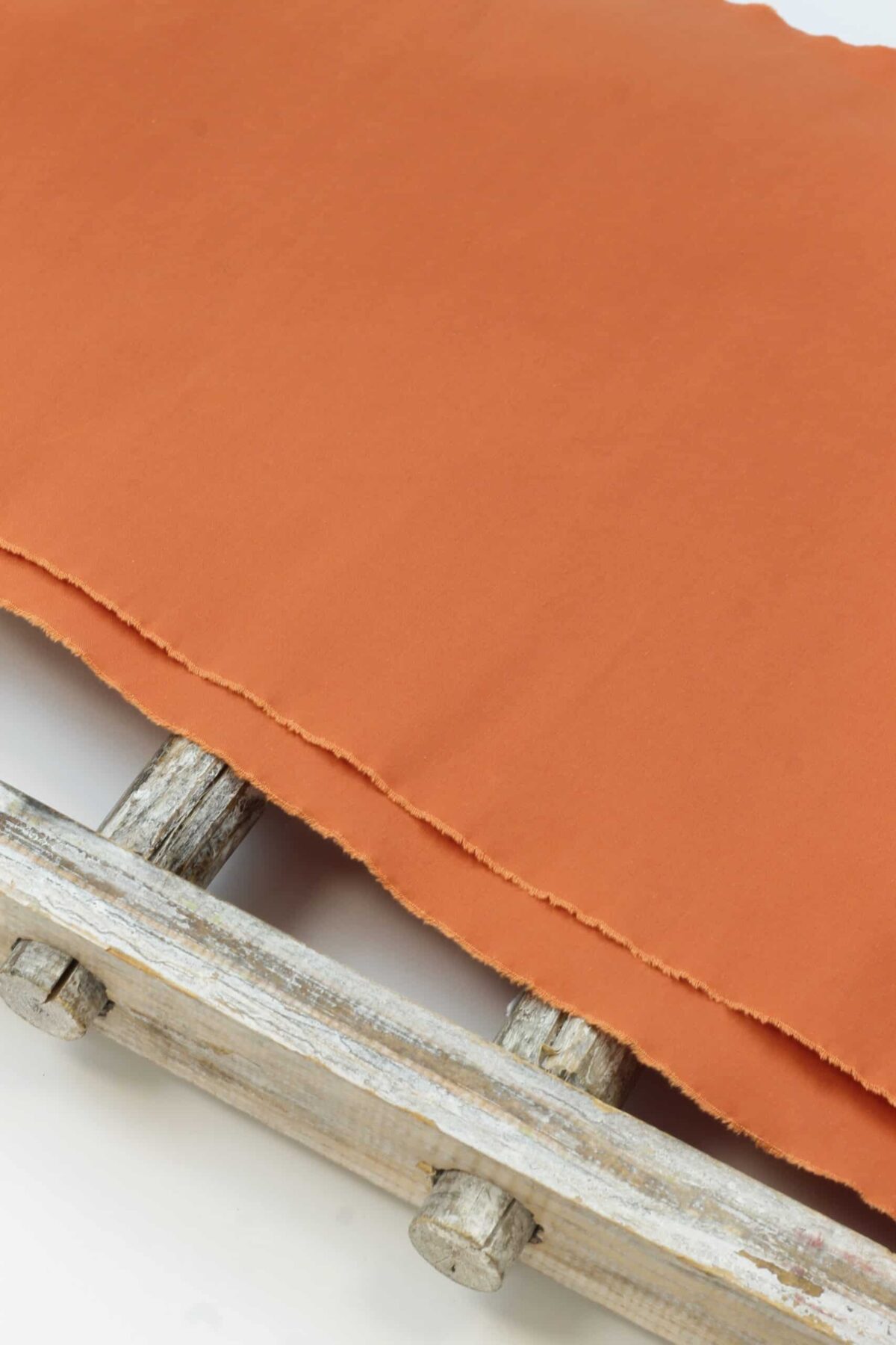 Dry Oilskin: Gewachste Baumwolle "Terracotta" PFC frei