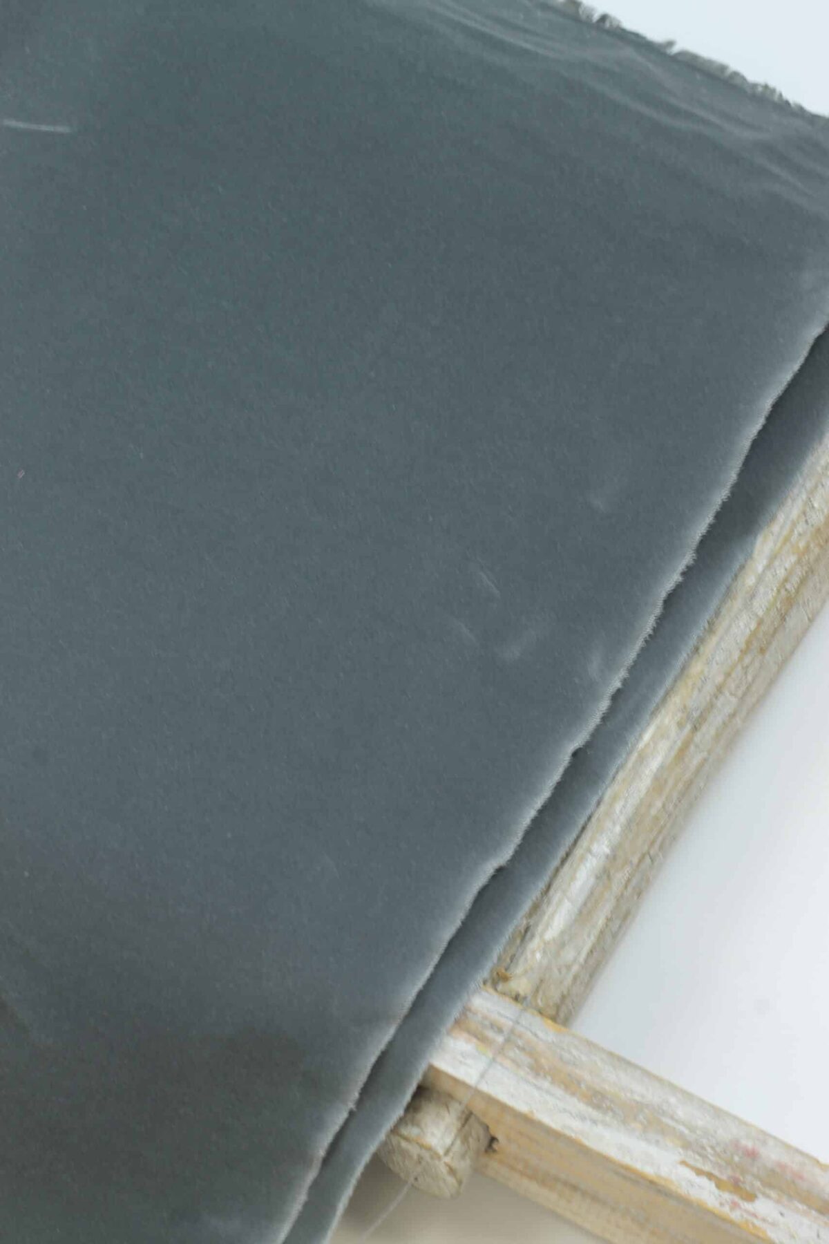 Oilskin: Gewachste Baumwolle Grau