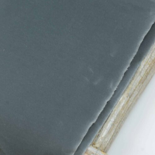 Oilskin: Gewachste Baumwolle Grau