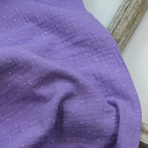 Double Gauze Musselin: "Bishi" Lilac
