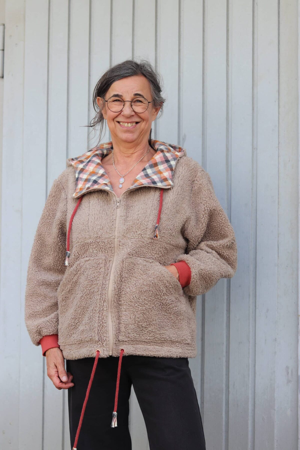 Nähset: Troyer "Miss Billie" Organic Royal/Jeans – Bild 8