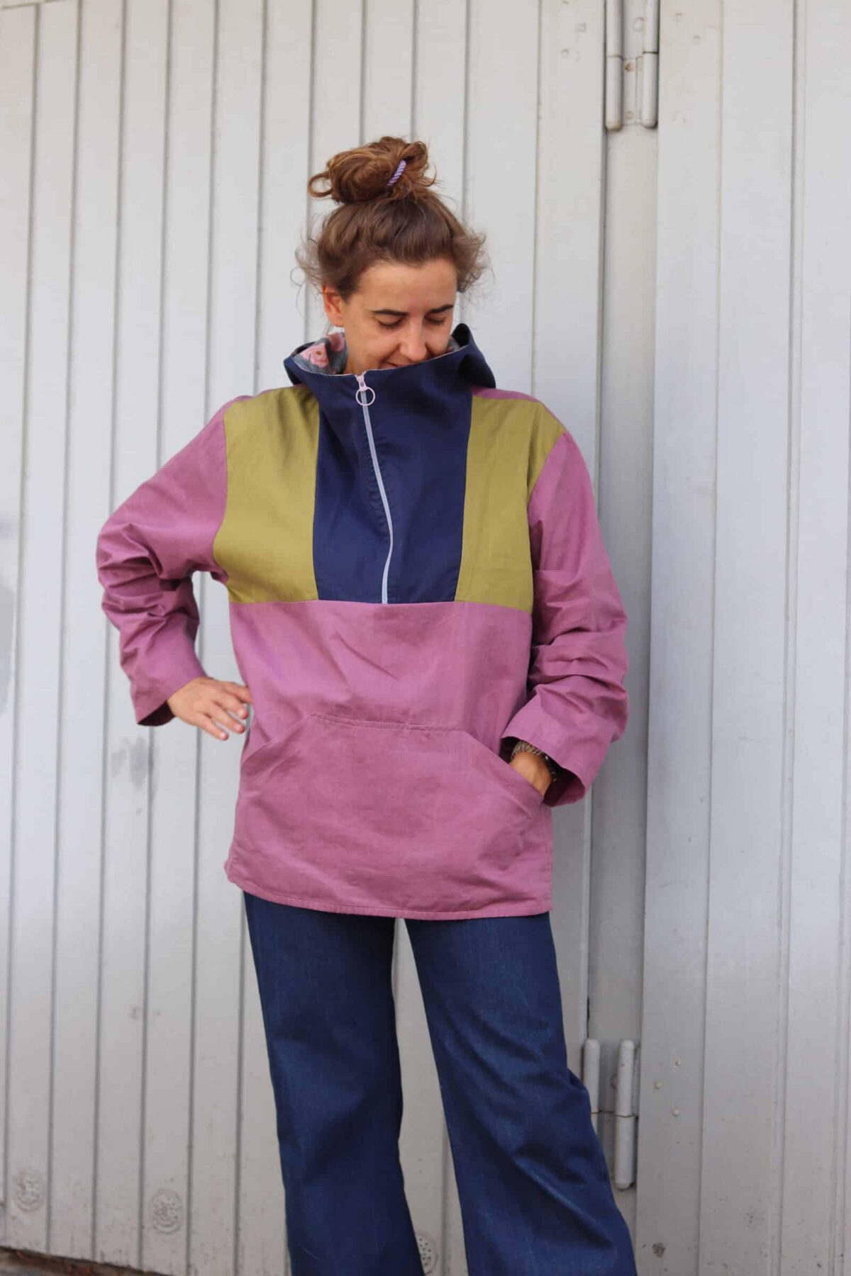 Nähset: Troyer "Miss Billie" Organic Royal/Jeans – Bild 6