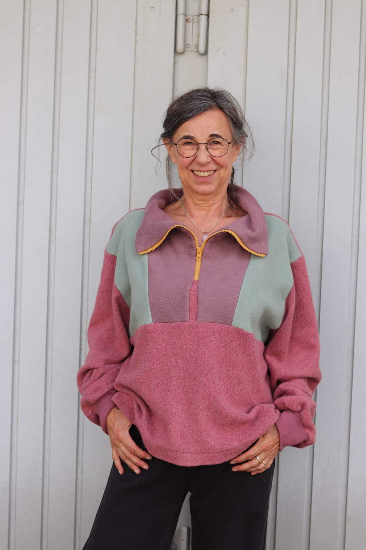Nähset: Troyer "Miss Billie" Organic Royal/Jeans – Bild 7