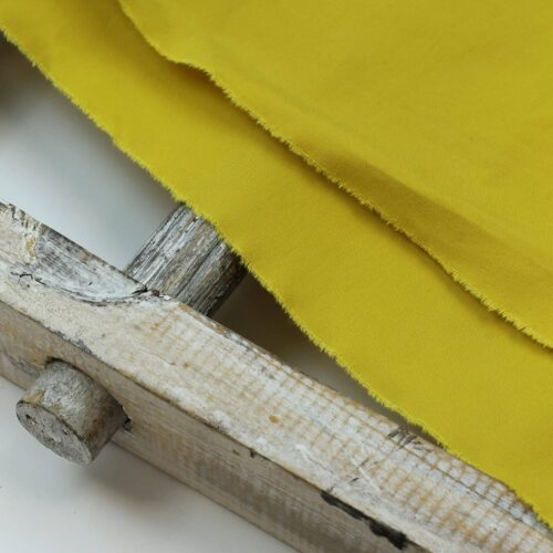 Dry Oilskin: Gewachste Baumwolle Matt Yellow PFC frei