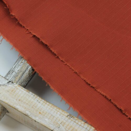 Organic Dry Oilskin: 7oz Rust