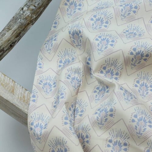 Cotton and Steel: "Arroyo Sol" Desert Garden - Nightshade Fabric