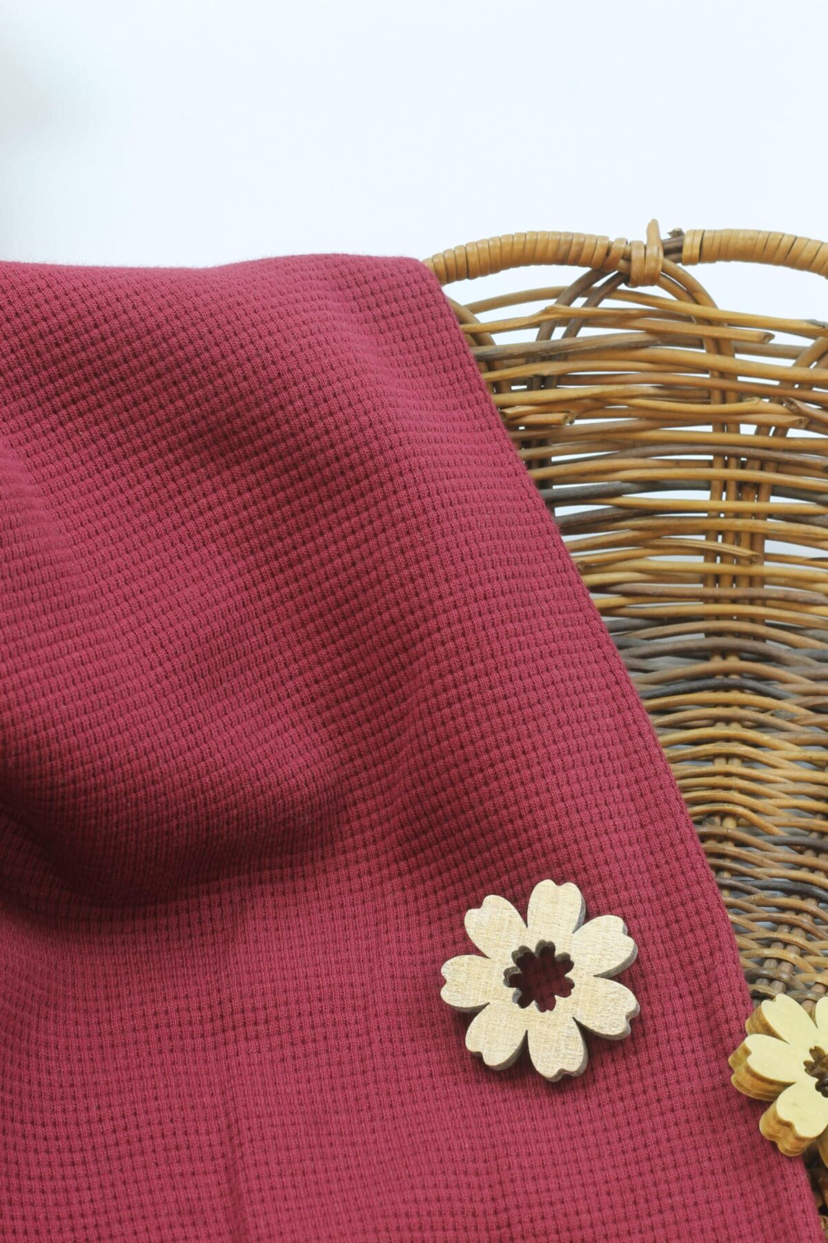 Waffeljersey Swafing "Clarissa": Bordeaux