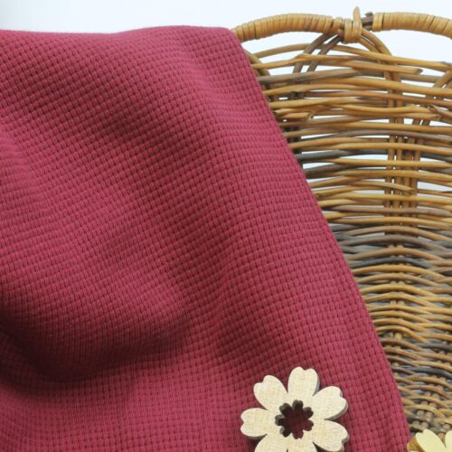 Waffeljersey Swafing "Clarissa": Bordeaux
