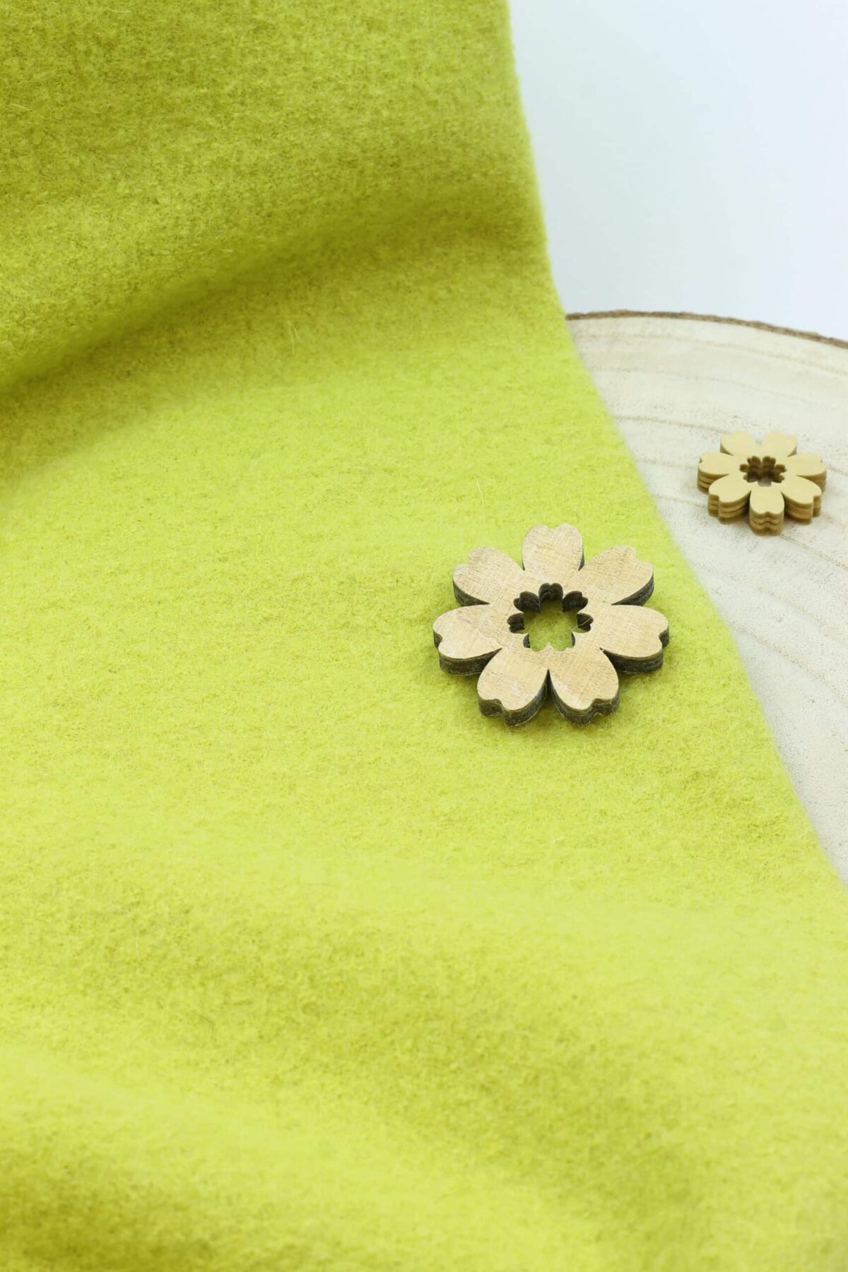 Walkstoff: Uni Lime