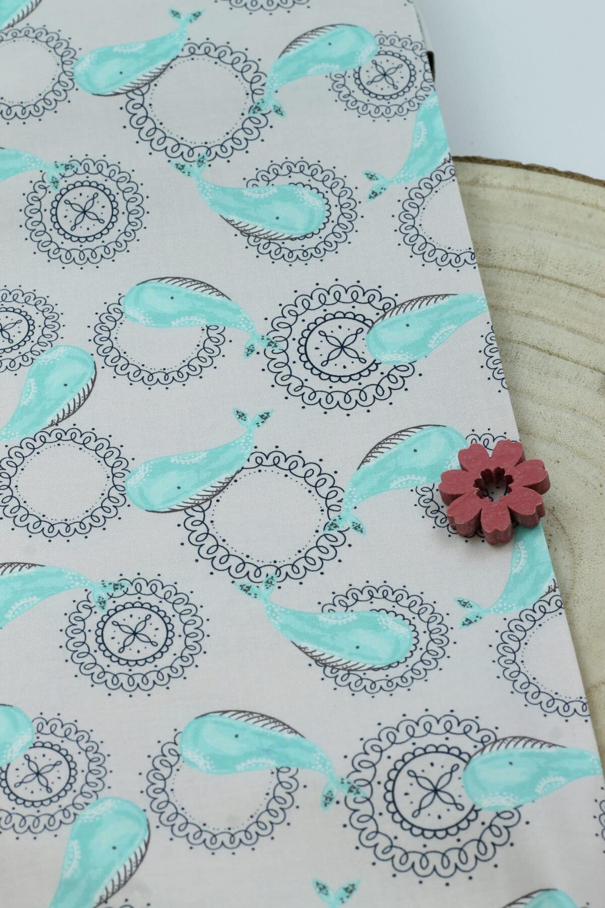 RJR Fabrics: Wave And Sea - Ripple Effect - Marine Layer Fabric