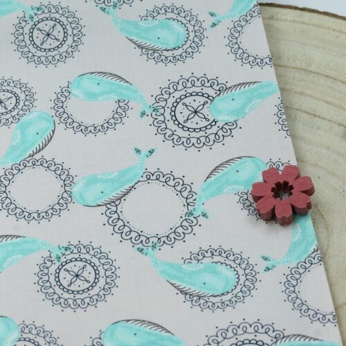 RJR Fabrics: Wave And Sea - Ripple Effect - Marine Layer Fabric