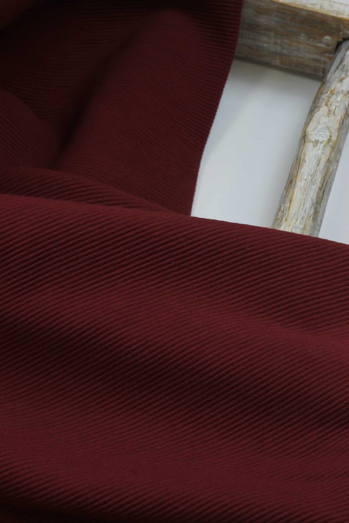 Jersey: Feinripp-Jersey "Ottoman Bordeaux"