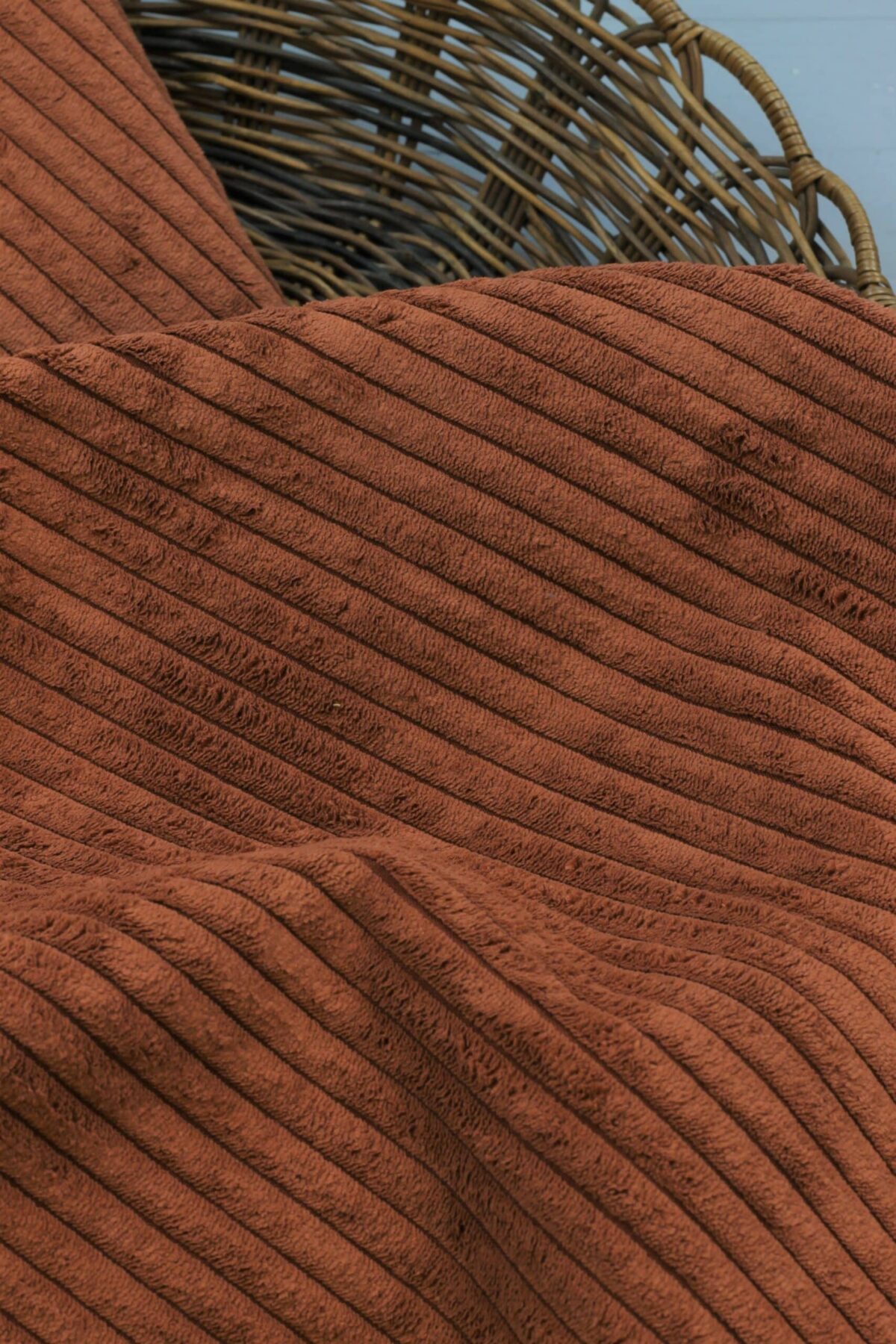 Swafing Cord-Samt Breitcord "Wanja" Terracotta