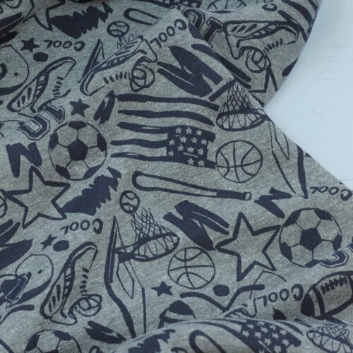 Sweat "Sports" Melange Grey