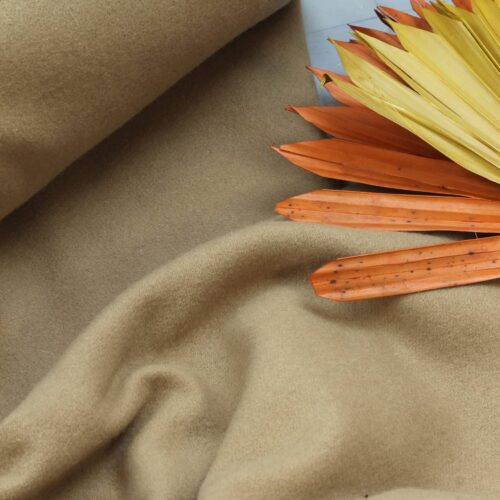 Italienischer Deadstock: Mantelstoff "Toffee"