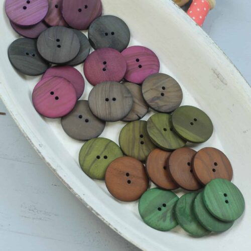 Echter Holzknopf 30 mm