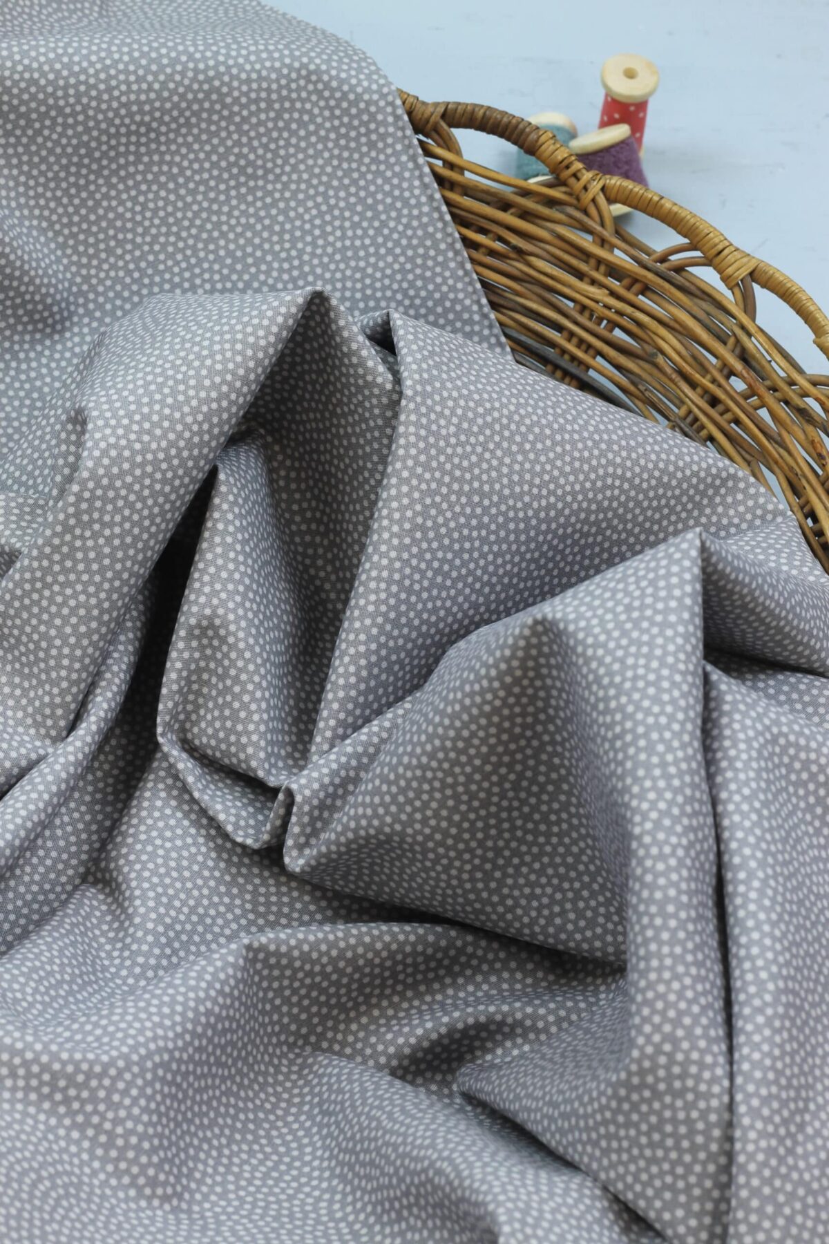 Swafing: Baumwollle "Dotty" Grey