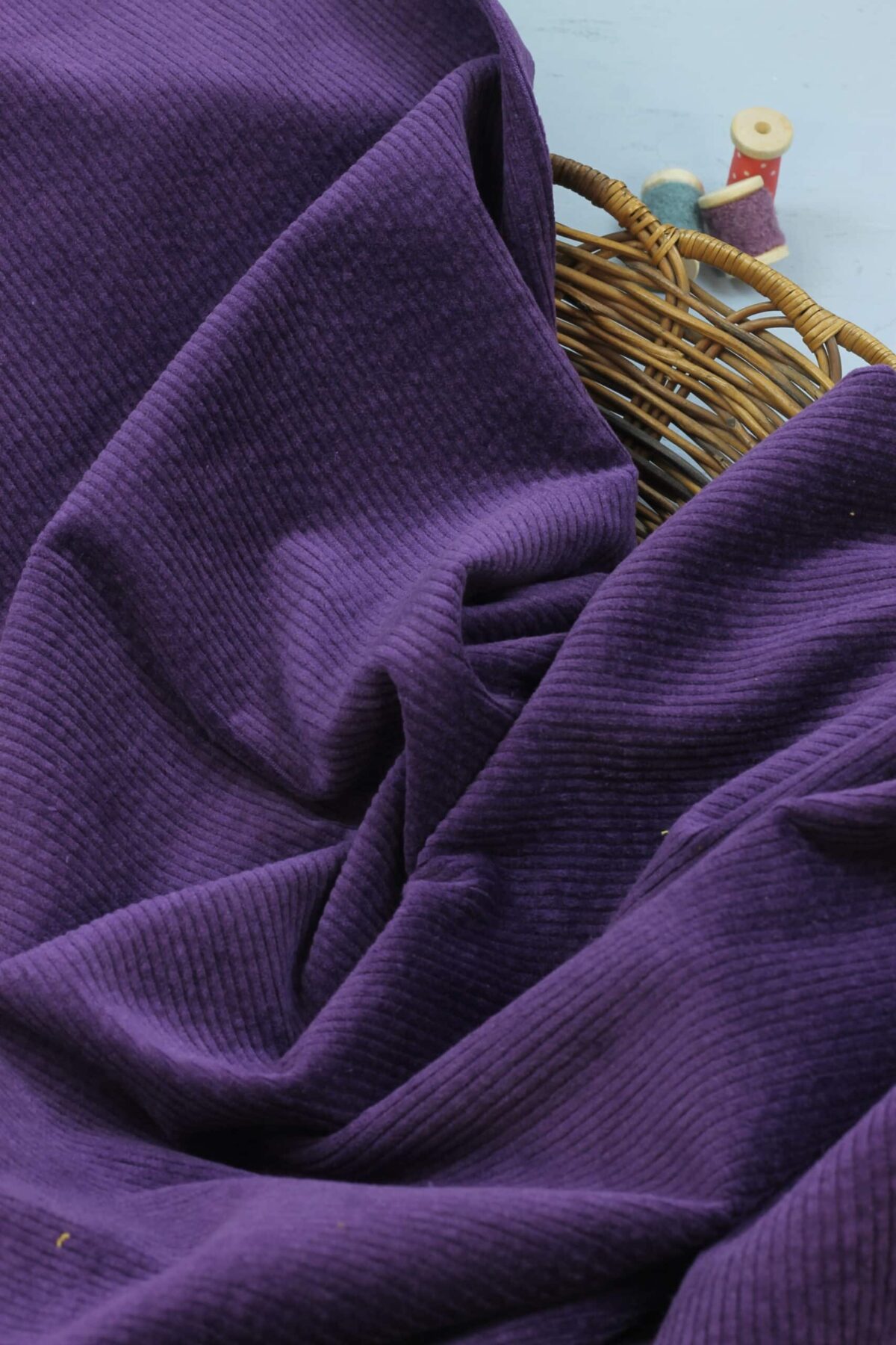 Breitcord: 8w Washed Cord Dunkellila