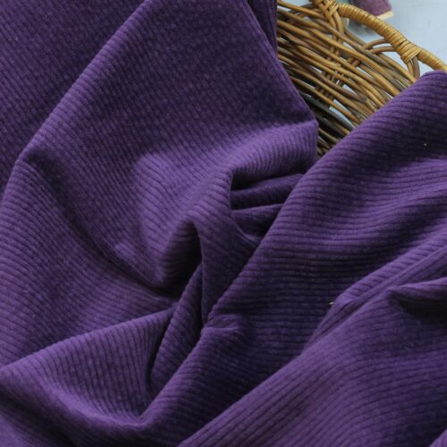Breitcord: 8w Washed Cord Dunkellila