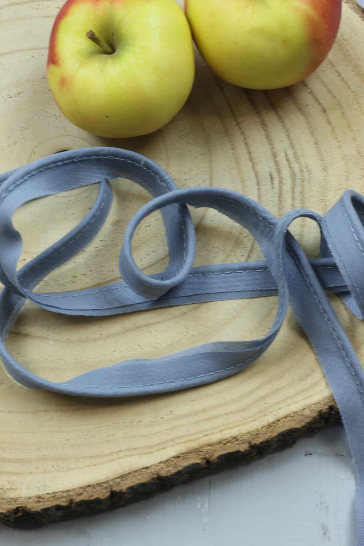 Baumwoll-Paspel: "Dusty Blue"