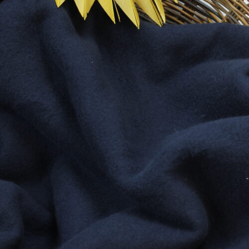 Baumwollfleece "Marine"