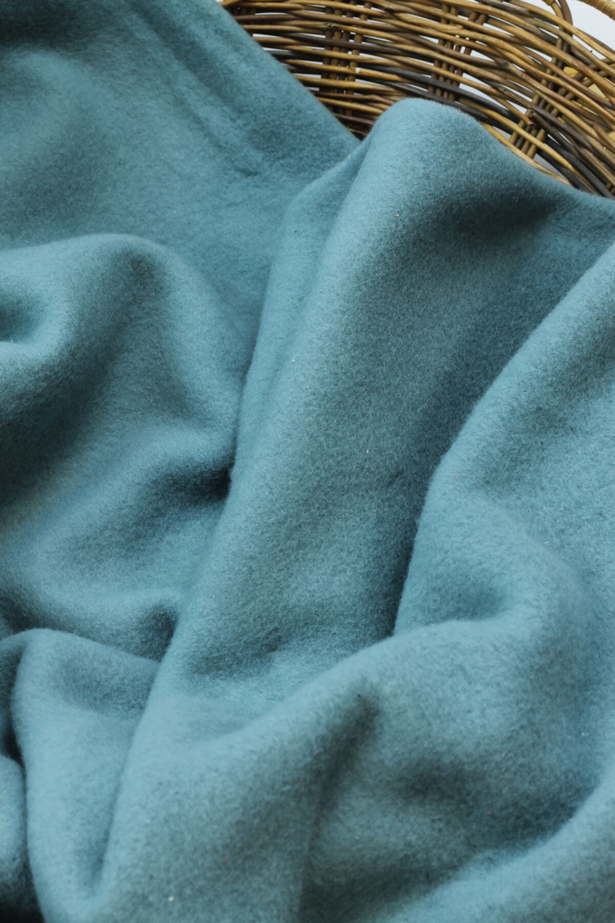 Baumwollfleece "Mint" ***Reststück 0,60m***