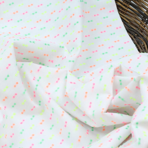 Leichte Baumwolle "Dobby neon"