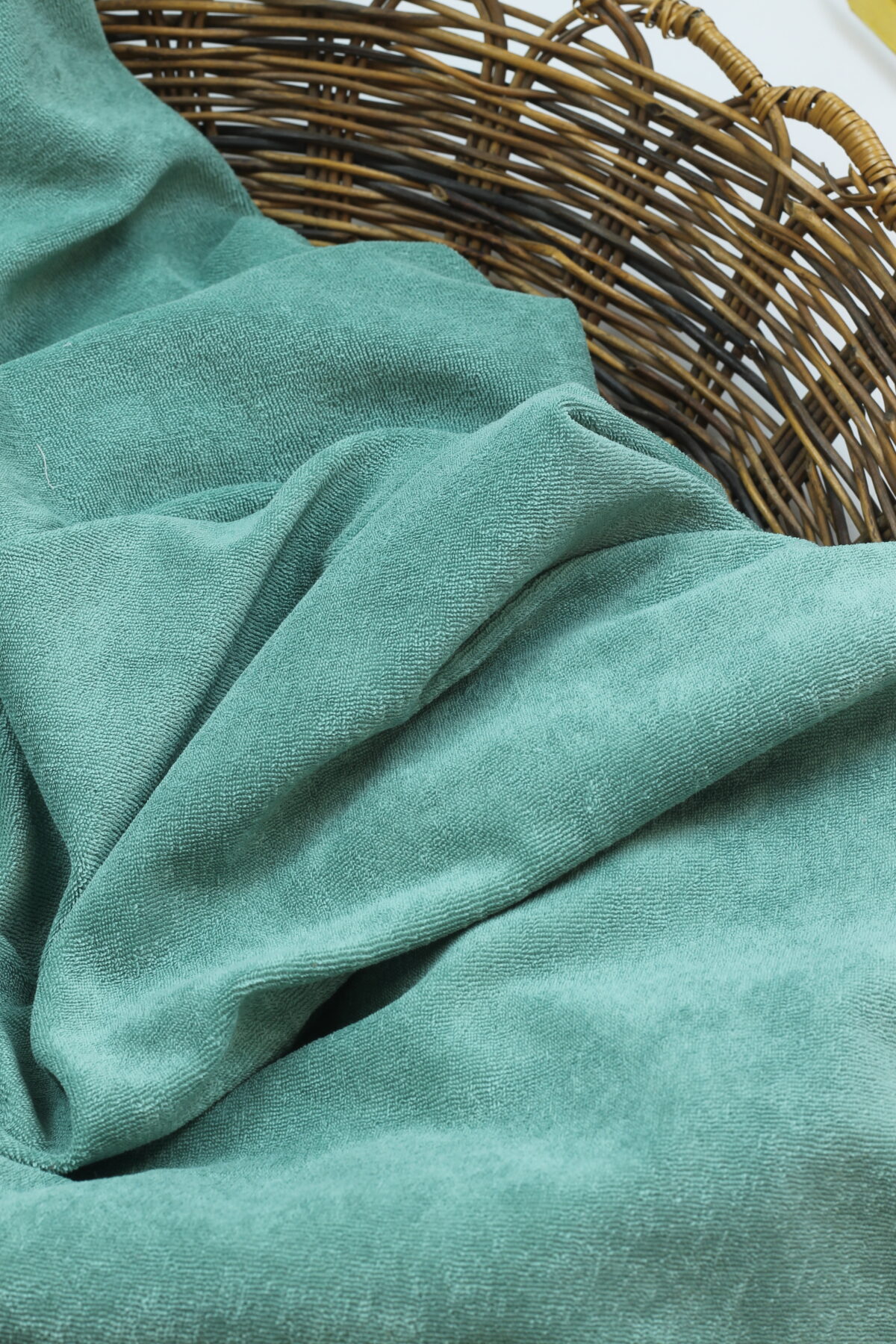 Frottee mit Elasthananteil Mint