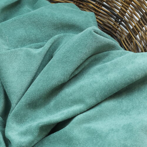 Frottee mit Elasthananteil Mint