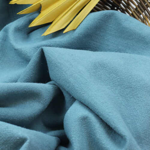 Stonewashed Leinen: Dunkelmint