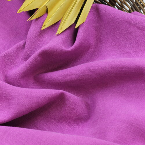 Stonewashed Leinen: Magenta