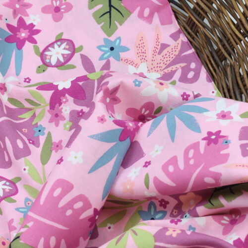 Katia: Poplin "Tropica Turtles"