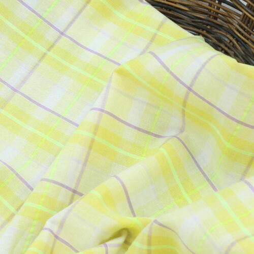 Katia: Baumwolle "Fluor Madras Neon & Yellow"