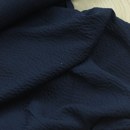 Viskose-Crepe "Uni Navy"