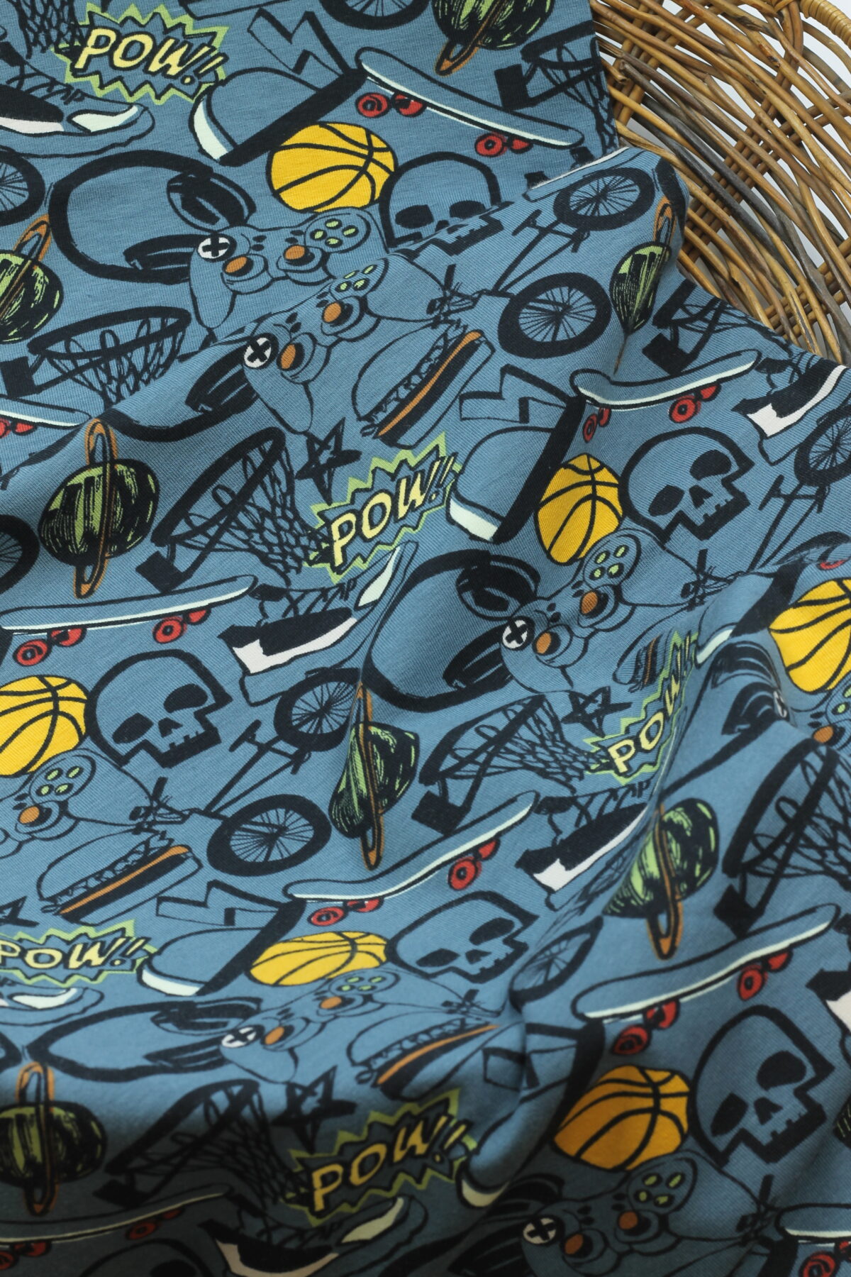 Jersey "Cool" Jeansblau