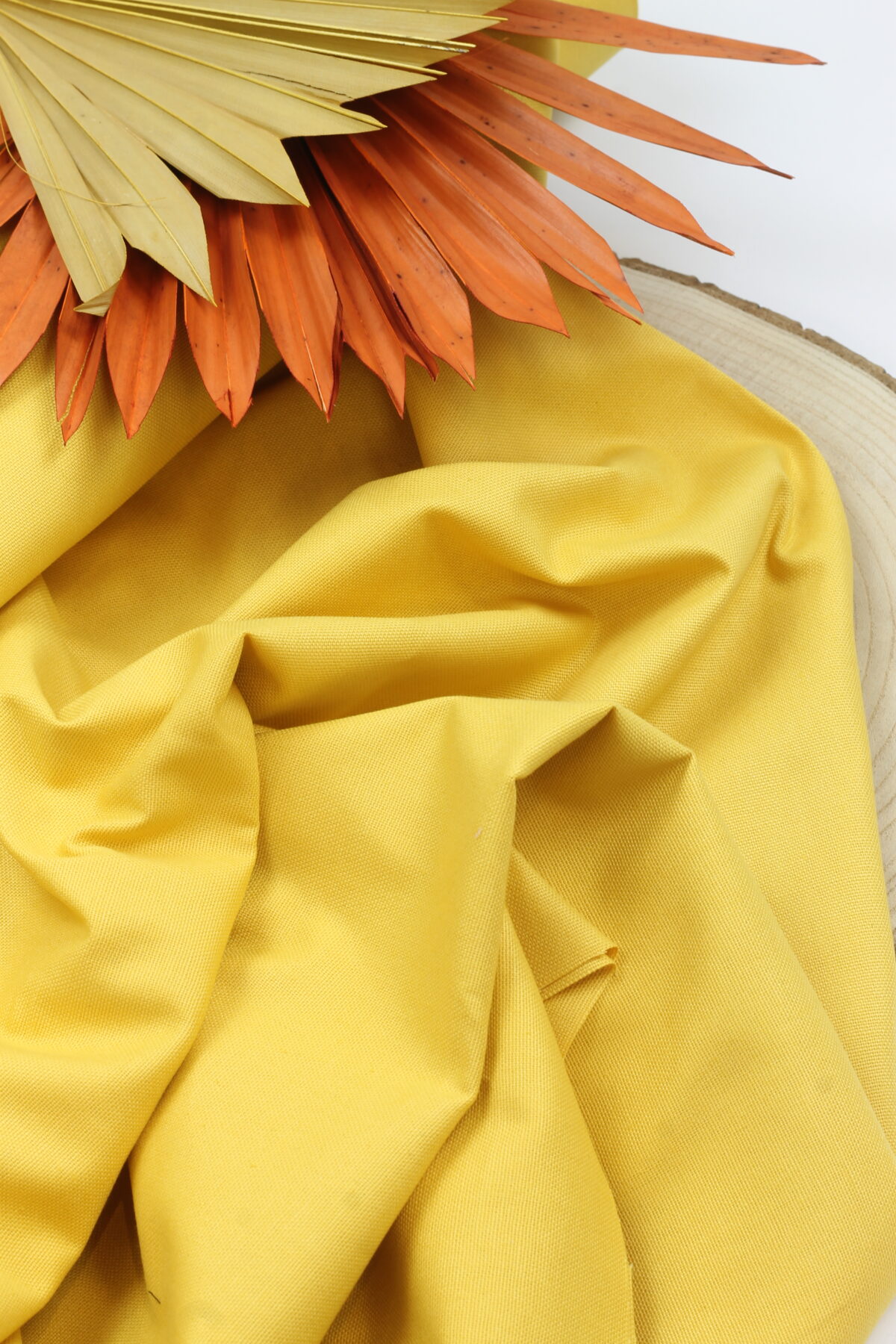 Canvas Uni Yellow