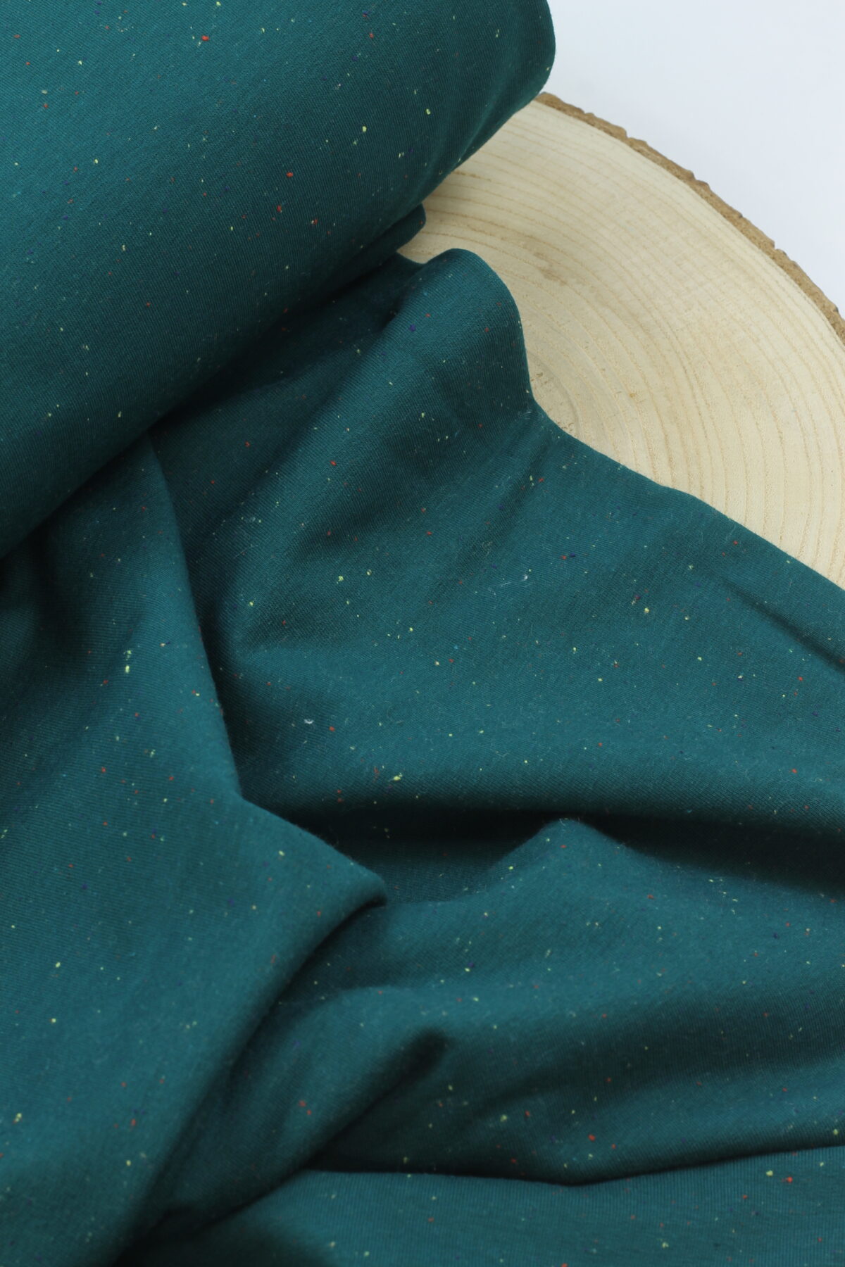 Sweat Konfetti: Green ***Reststück 0,50m***