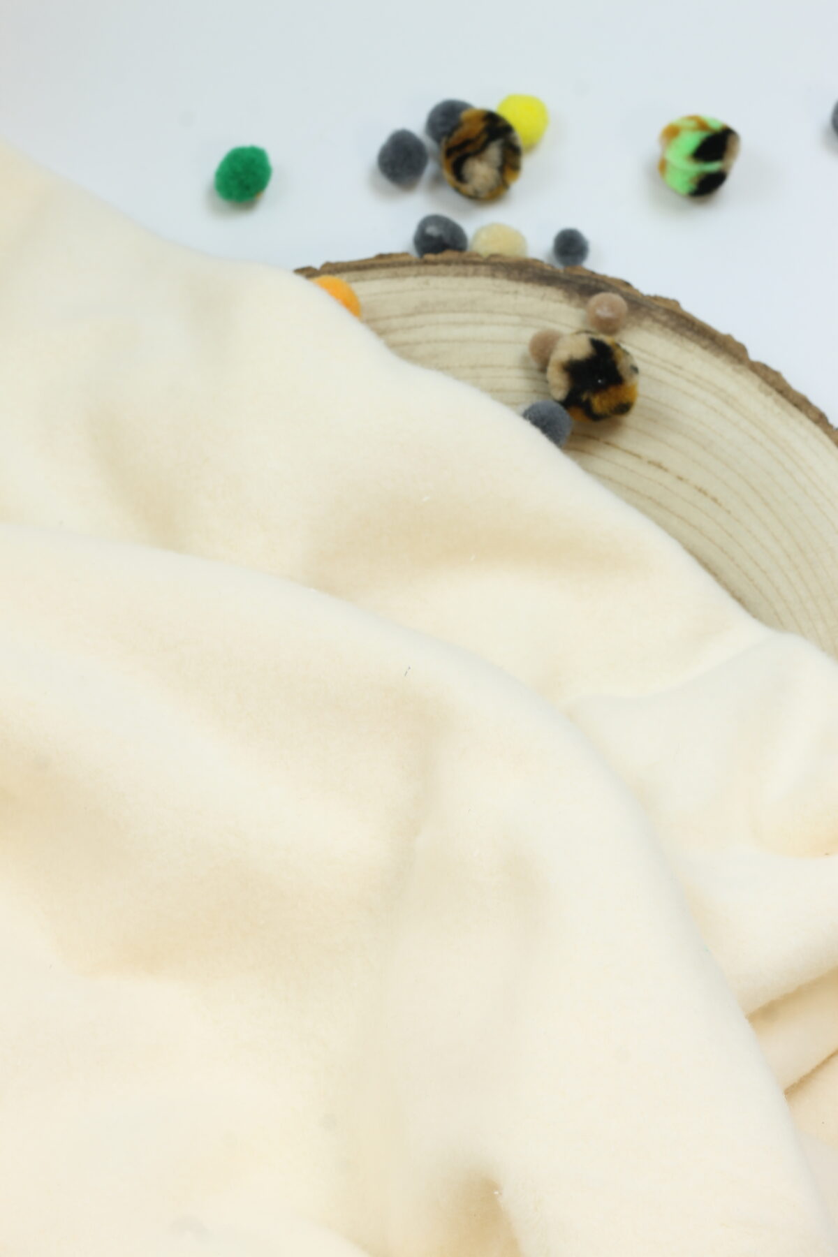 Organic Cotton Baumwollfleece "Ecru"