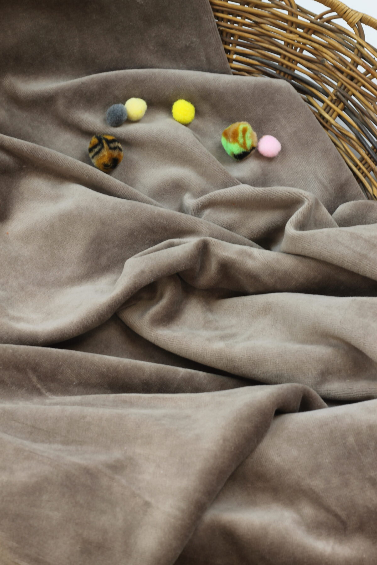 Velours Nicky Taupe