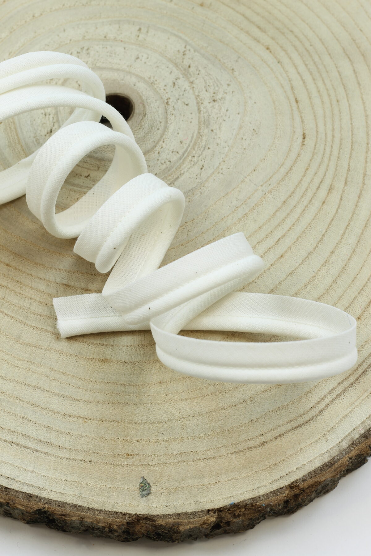 Baumwoll-Paspel: "Ecru" breit 5mm