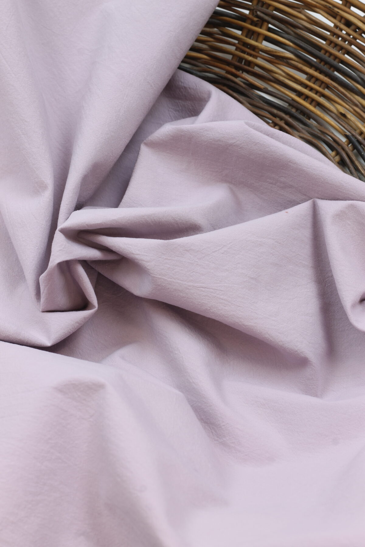 Gecrashte Baumwolle: Cotton Washed Uni Grape