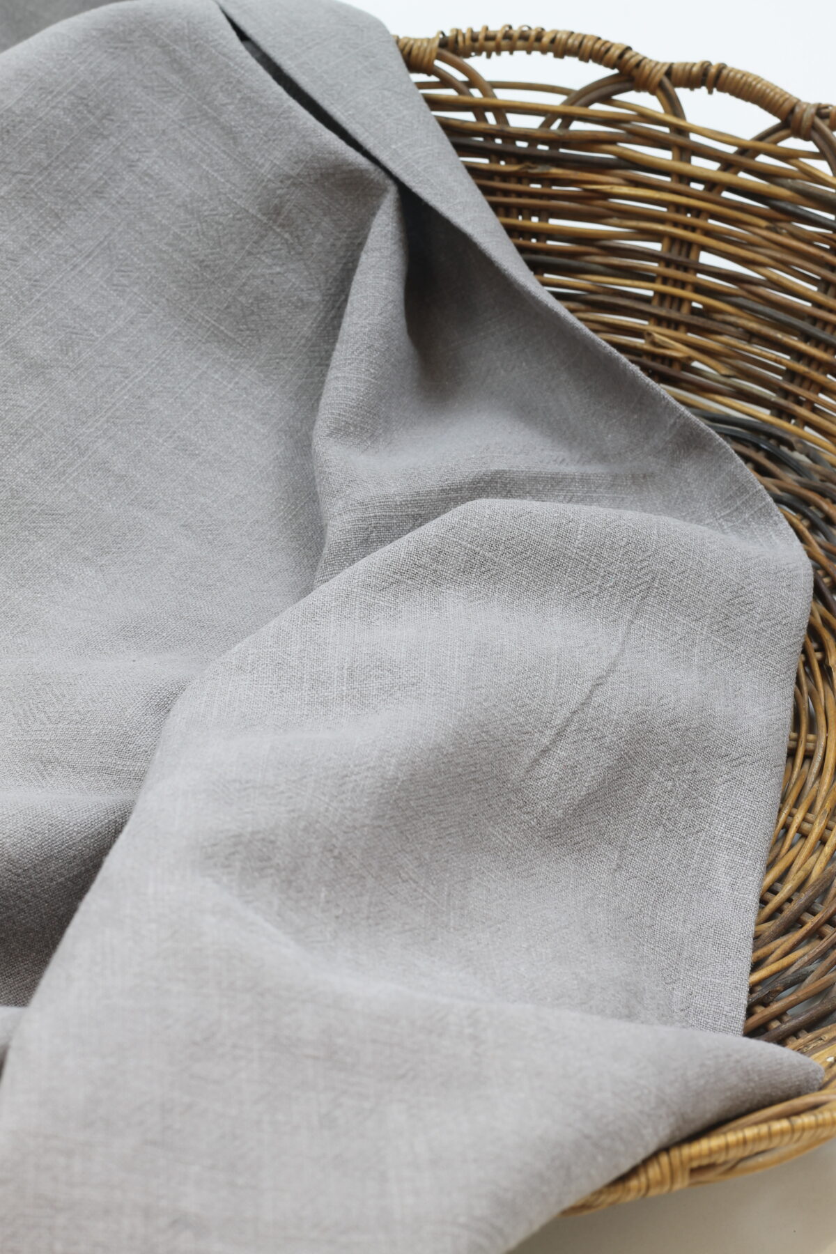 Stonewashed Leinen: Grey