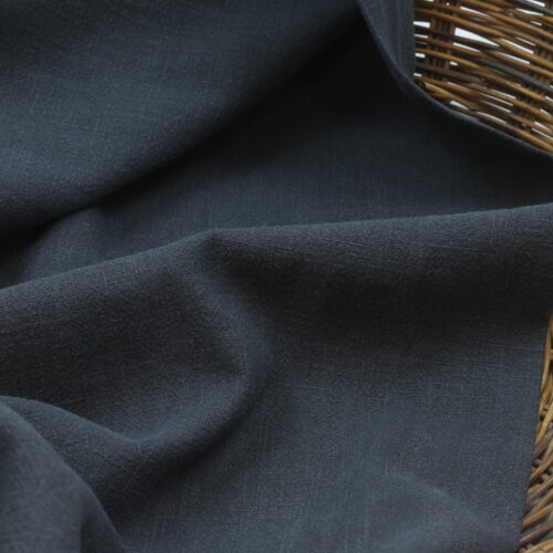 Stonewashed Leinen: Navy