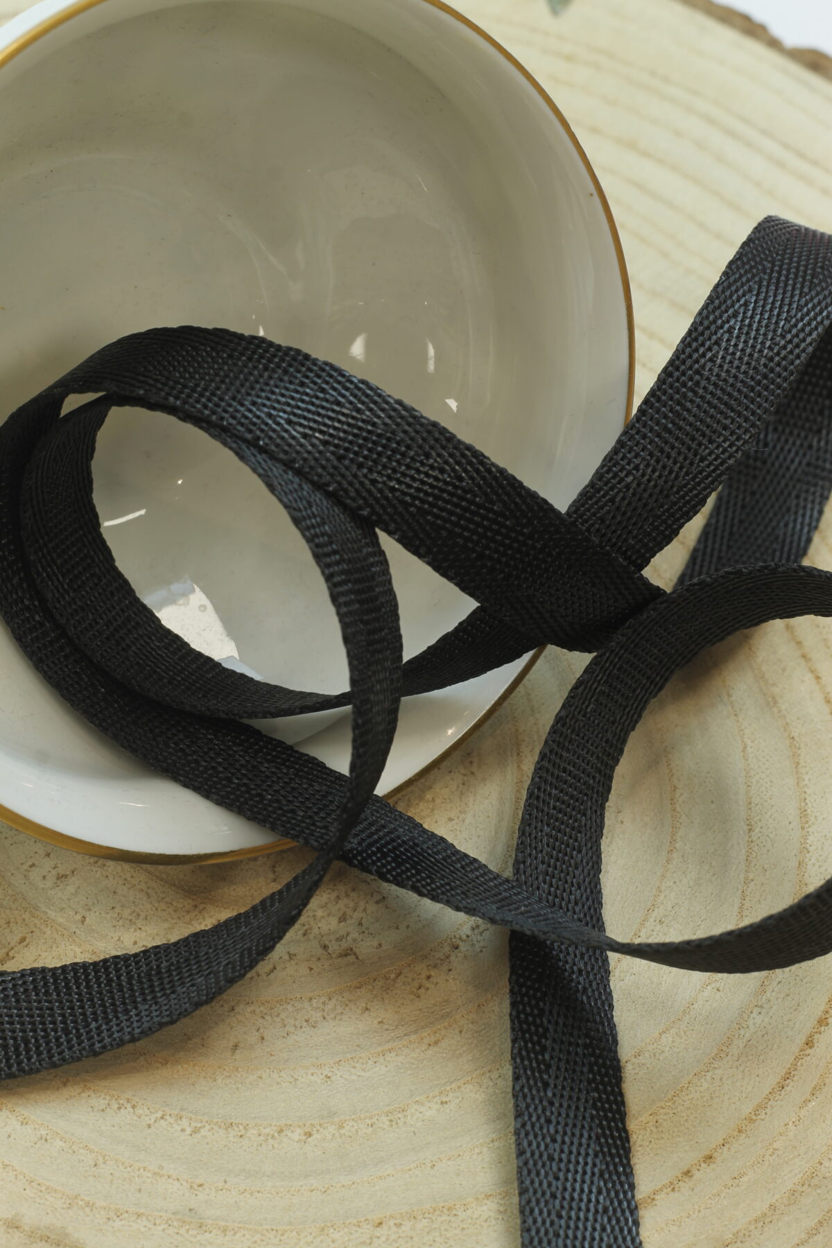 Gurtband 15mm schwarz