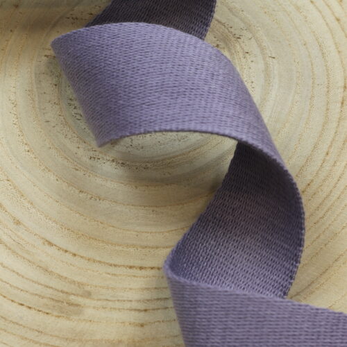 Baumwollgurtband 4cm breit: Dusty Lilac