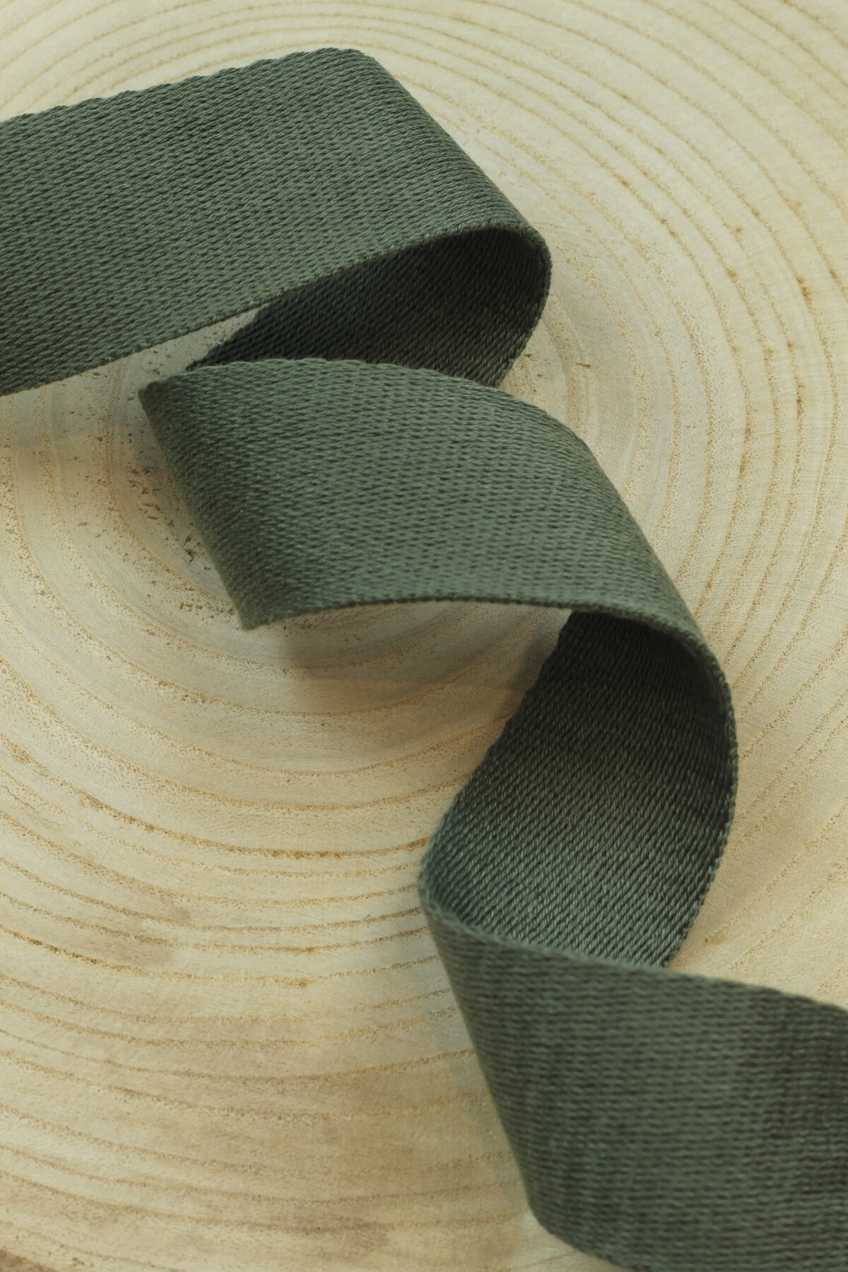 Baumwollgurtband 4cm breit: Khaki