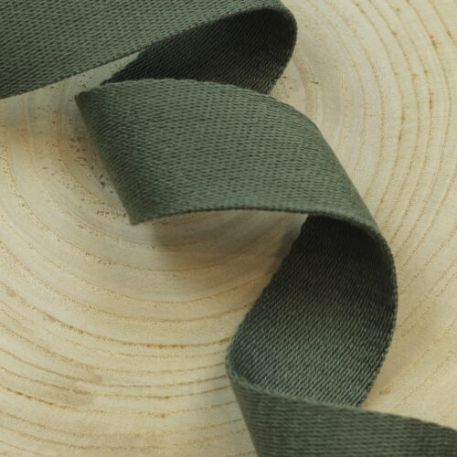 Baumwollgurtband 4cm breit: Khaki