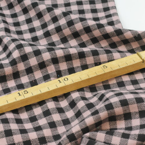 Flanell "Square Oldrose"