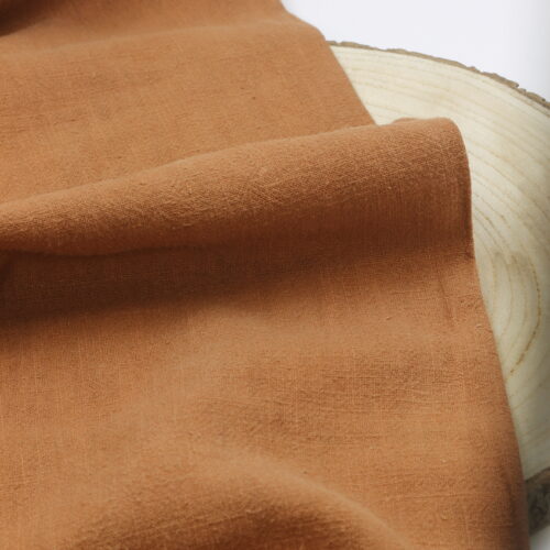 Stonewashed Leinen: Tobacco