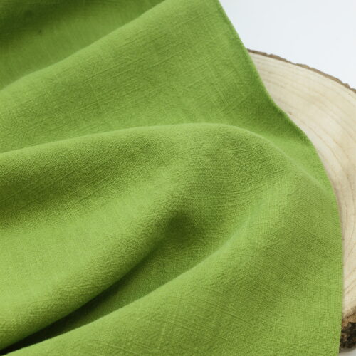 Stonewashed Leinen: Lime